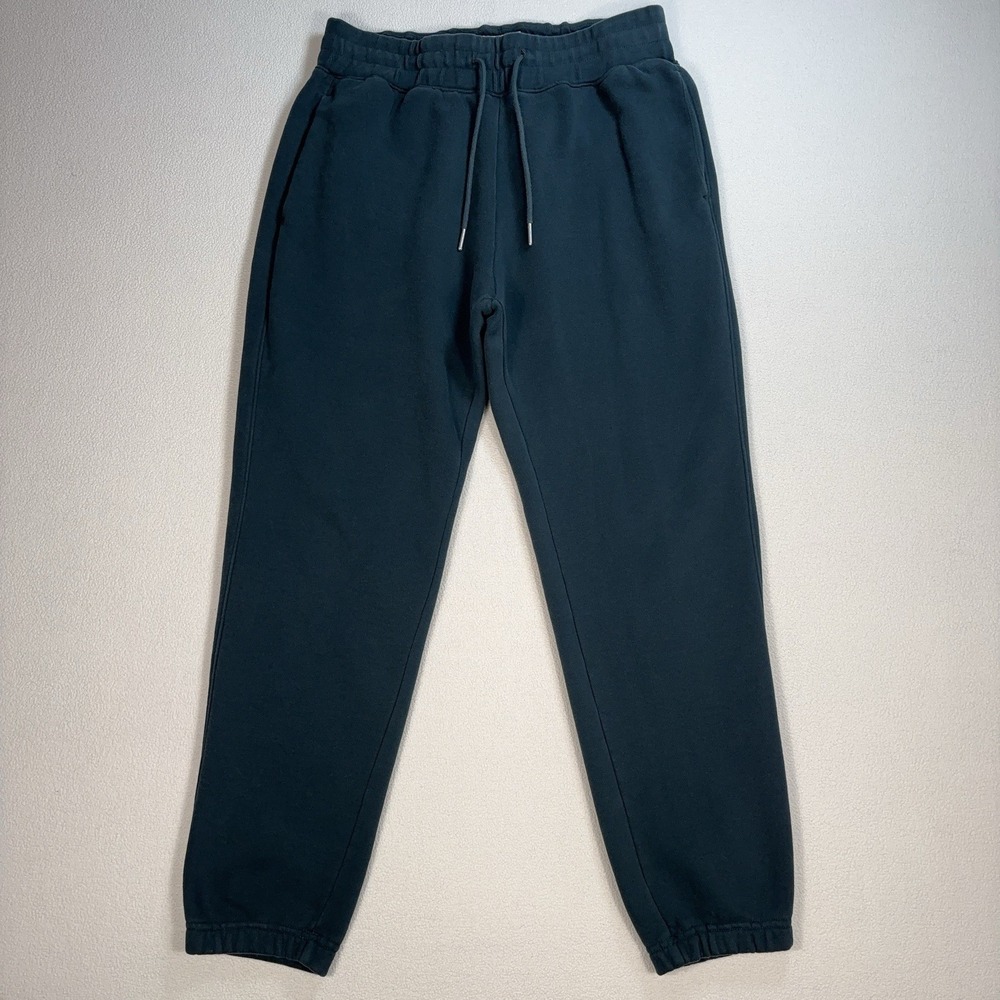 Abercrombie & Fitch Soft A&F Fleece Relaxed Sweatpants Men M Green Pocket Jogger